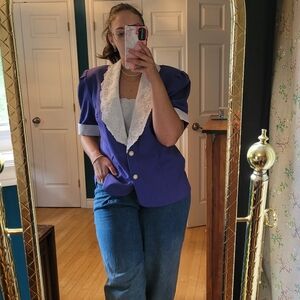 Vintage Camillia Blazer and skirt set